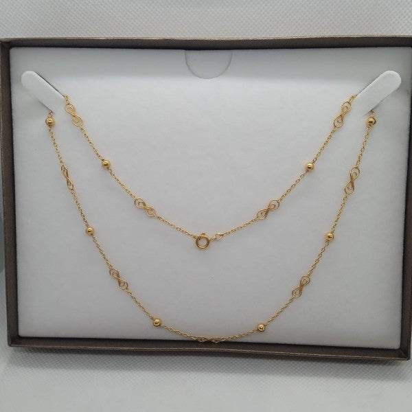 colar em ouro de 19.2 k 2