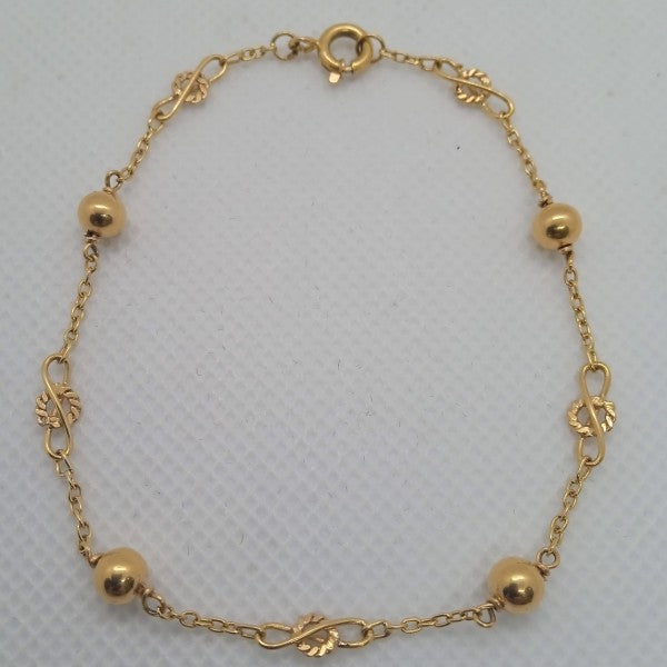 pulseira em ouro de 19.2 k 2