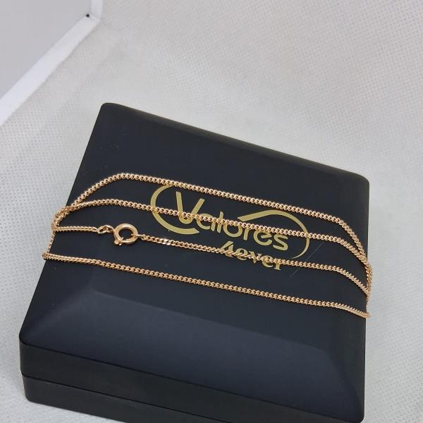 colar em ouro de 19.2 k 2