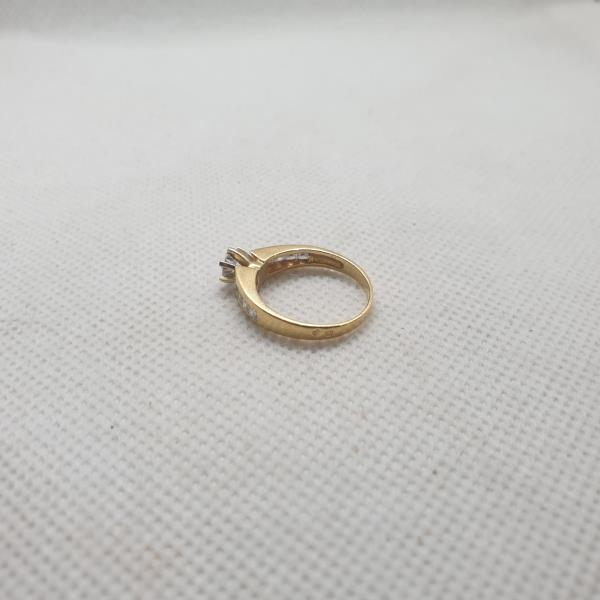 anel em ouro de 19.2 k 5