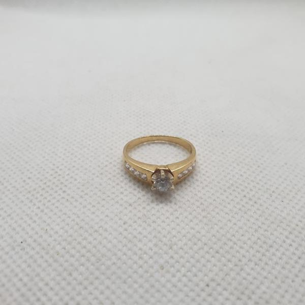 anel em ouro de 19.2 k 4