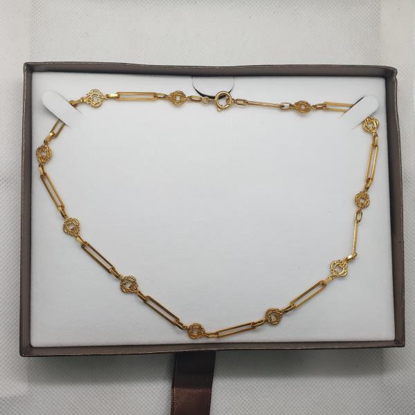 colar em ouro de 19.2 k 3