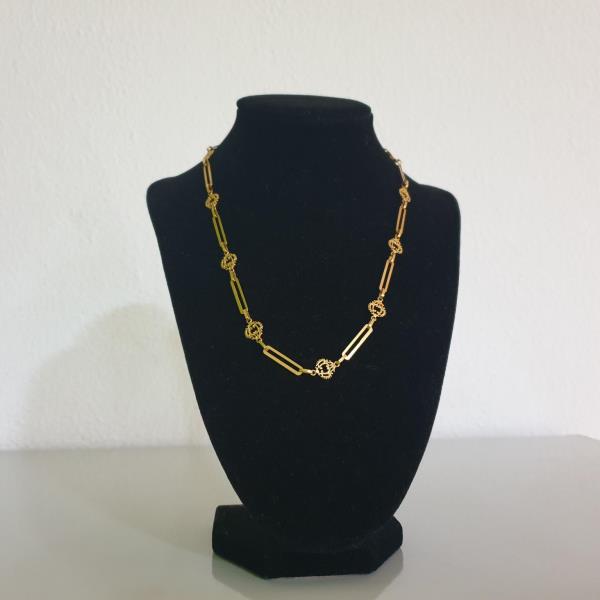 colar em ouro de 19.2 k 2