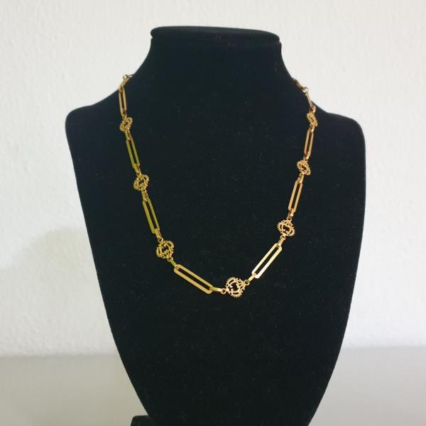 colar em ouro de 19.2 k 1