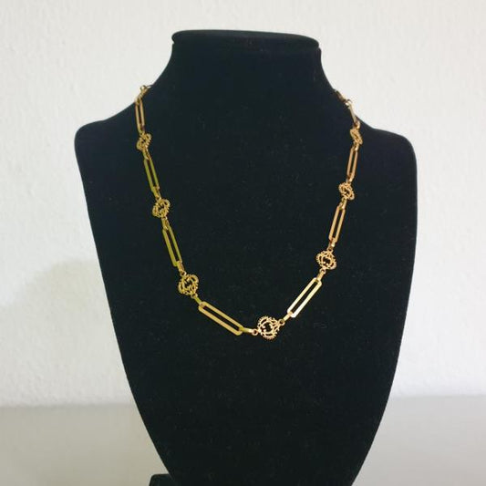 colar em ouro de 19.2 k 1