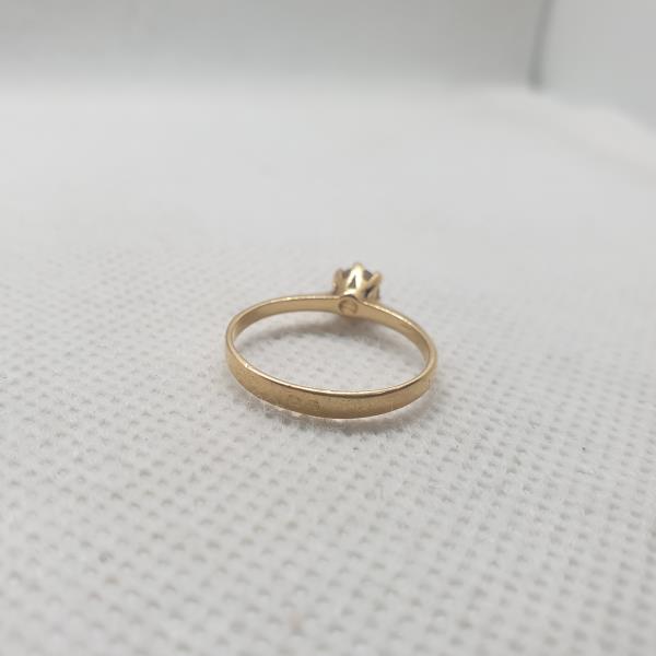 anel em ouro de 19.2 k 5