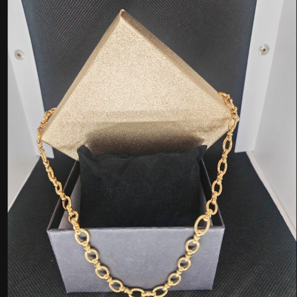 colar em ouro de 19.2 k 5