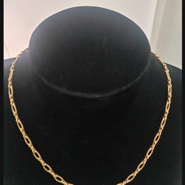 colar em ouro de 19.2 k 2