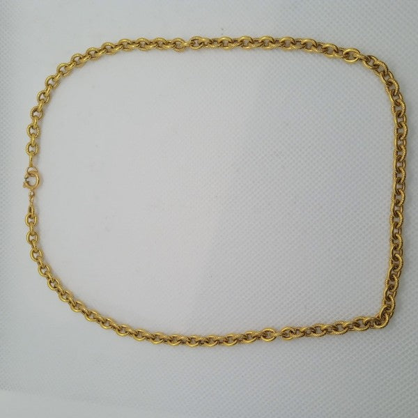 colar em ouro de 19.2 k 2