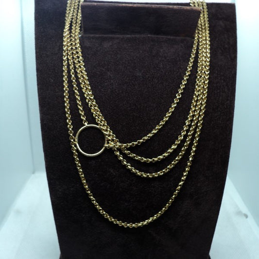 colar em ouro de 19.2 k 1