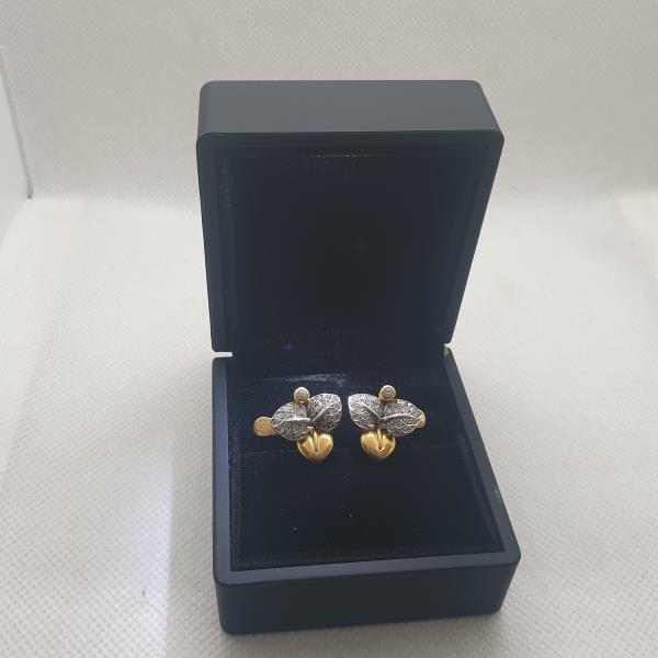brincos em ouro de 19.2 k 2
