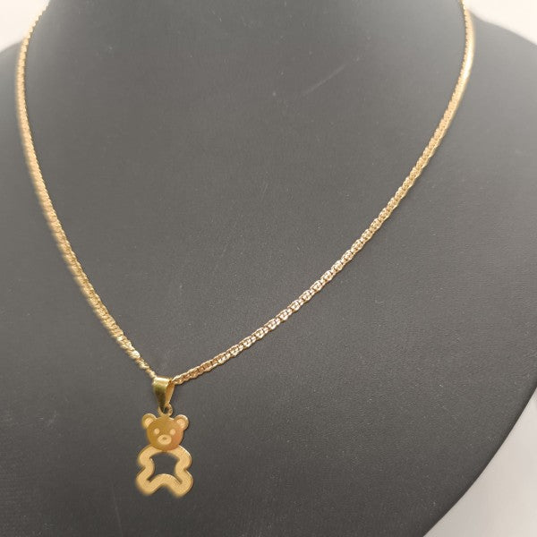 colar em ouro de 19.2 k 2