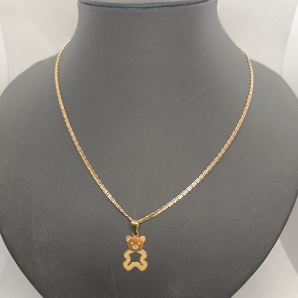 colar em ouro de 19.2 k 1