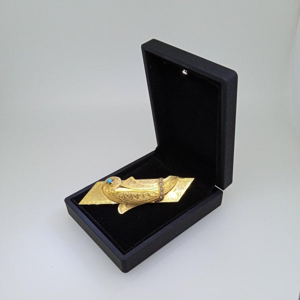 alfinete em ouro de 19.2 k 4