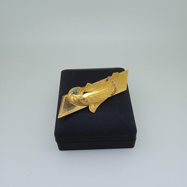 alfinete em ouro de 19.2 k 2