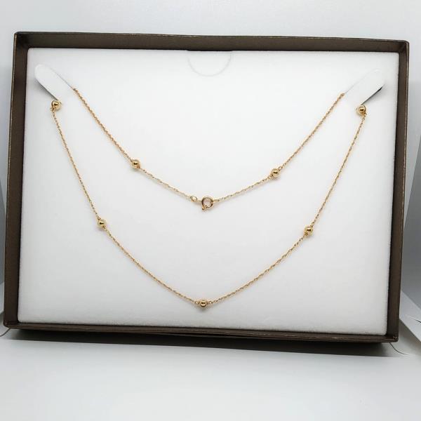 colar em ouro de 19.2 k 2