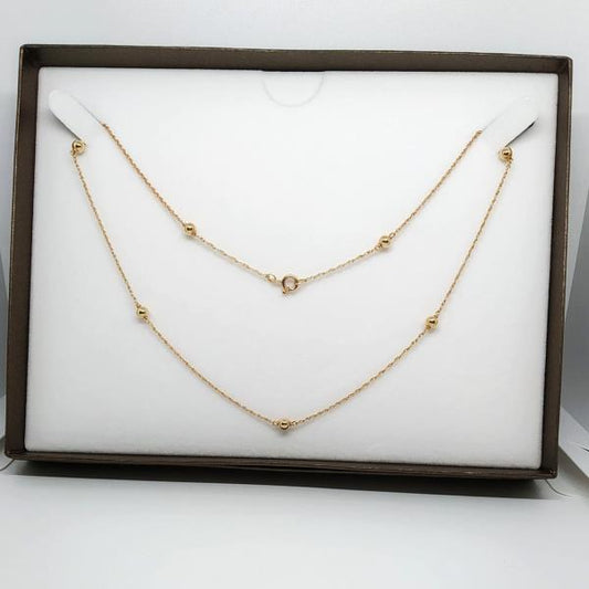 colar em ouro de 19.2 k 2