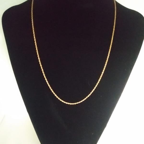 colar em ouro de 19.2 k 2