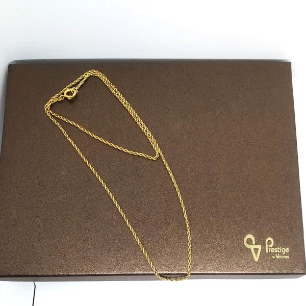 colar em ouro de 19.2 k 1