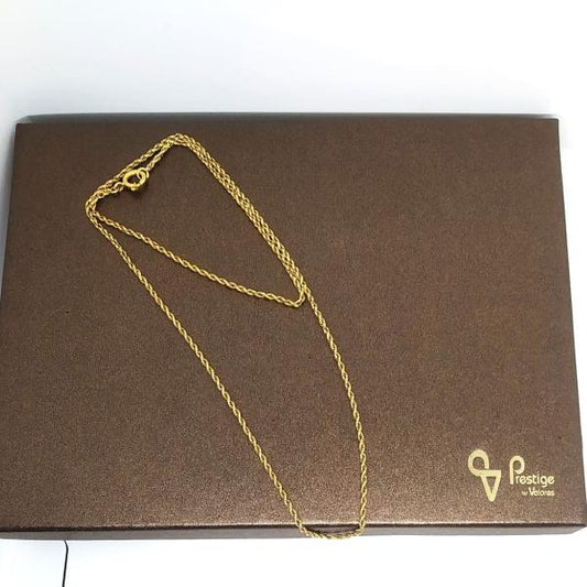 colar em ouro de 19.2 k 1