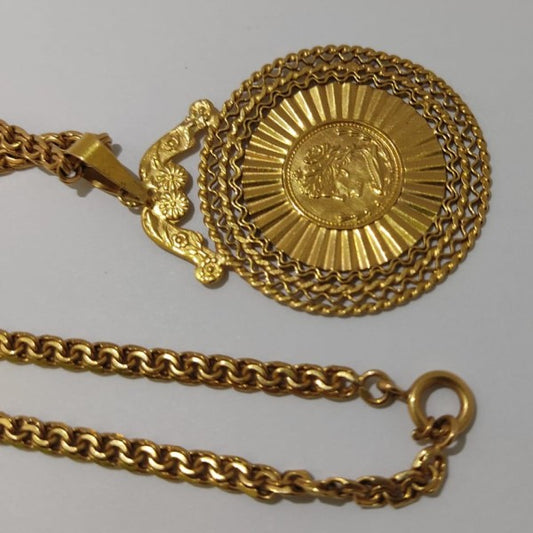 colar em ouro de 19.2 k 1