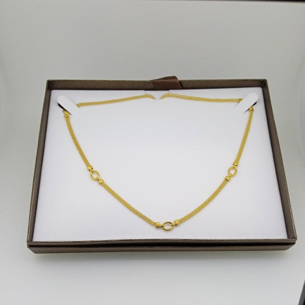 colar em ouro de 19.2 k 2