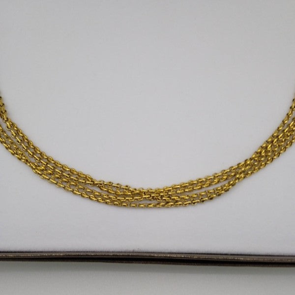 colar em ouro de 19.2 k 6