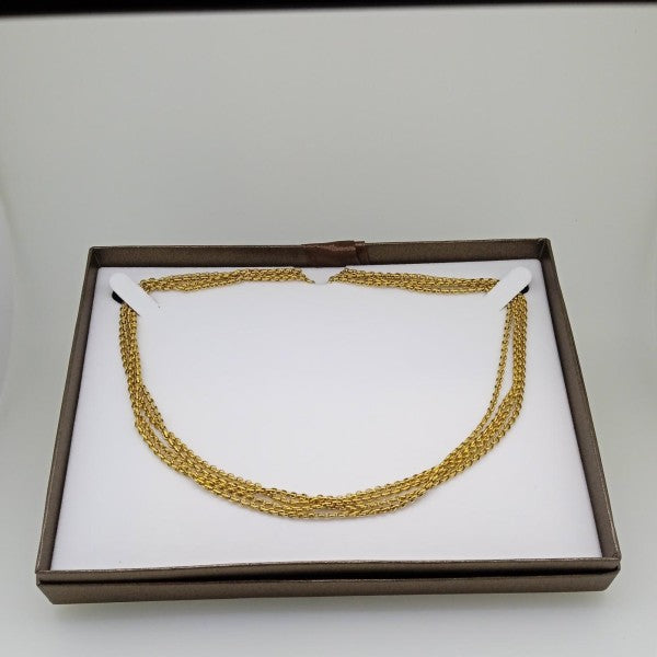 colar em ouro de 19.2 k 2