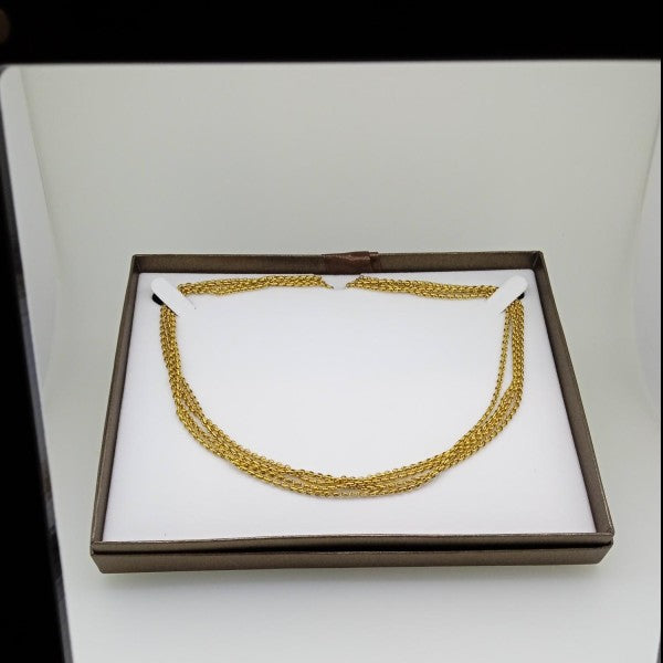 colar em ouro de 19.2 k 1