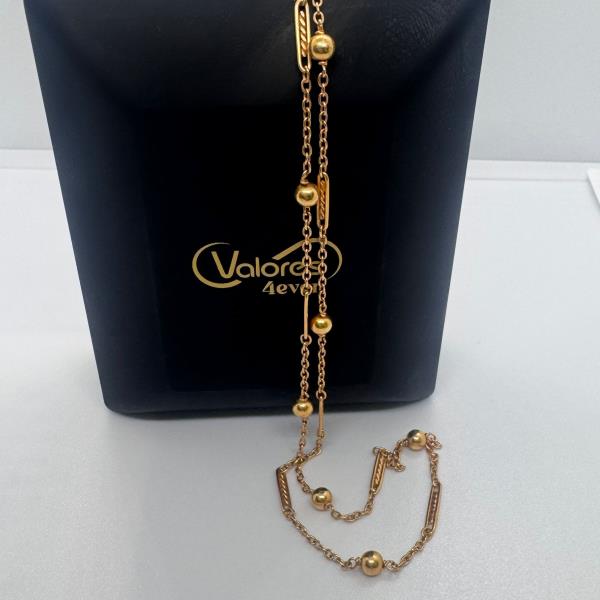 colar em ouro de 19.2 k 1