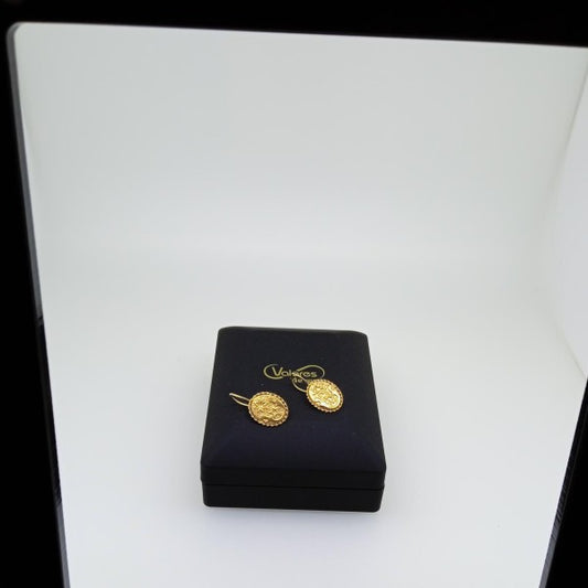 brincos em ouro de 19.2 k 2