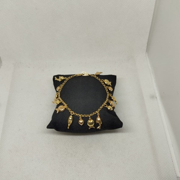 pulseira em ouro de 18 k 2