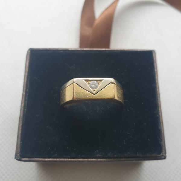 anel em ouro de 19.2 k 2