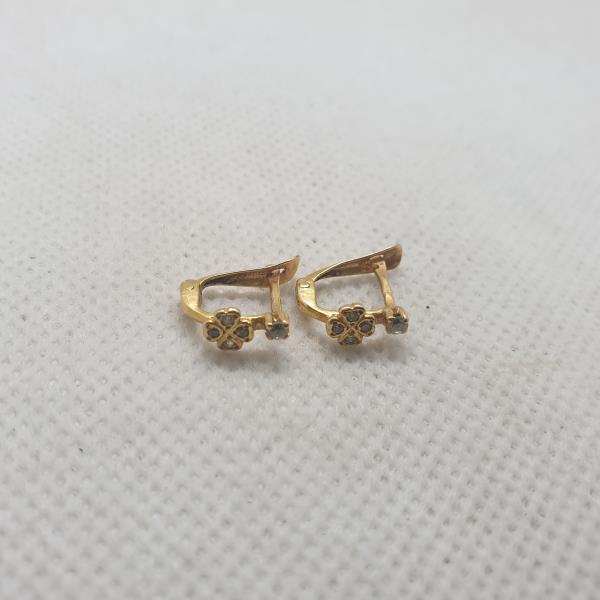 brincos em ouro de 19.2 k 2