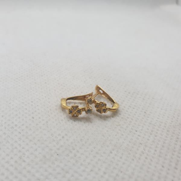 brincos em ouro de 19.2 k 1