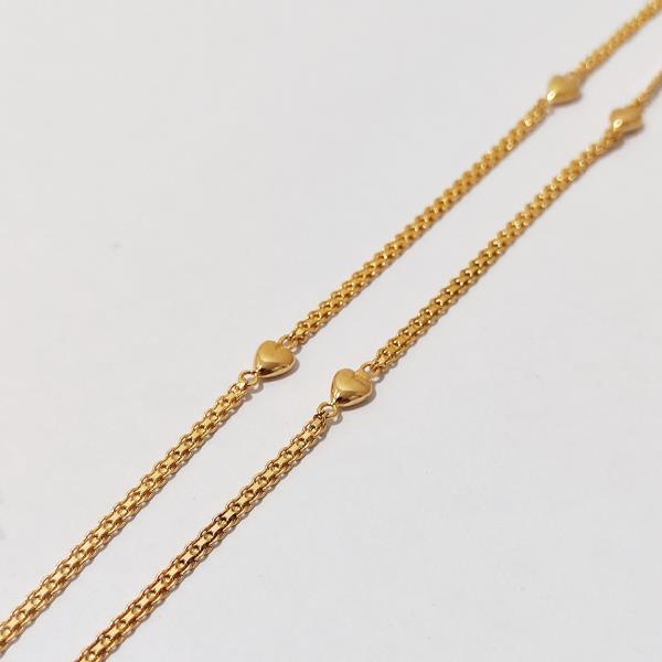 colar em ouro de 19.2 k 2