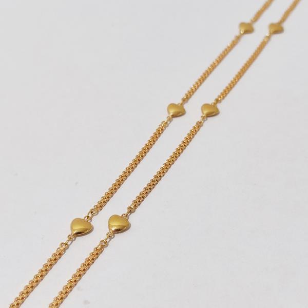 colar em ouro de 19.2 k 2