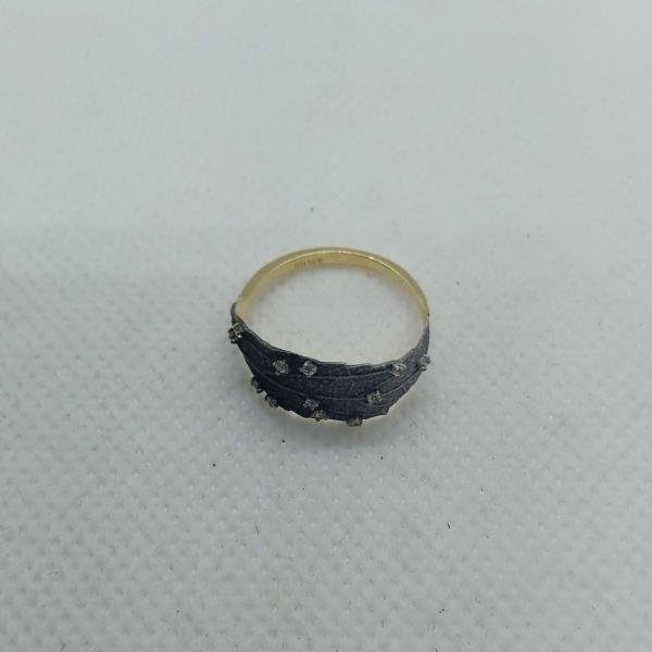 anel em ouro de 14 k 3