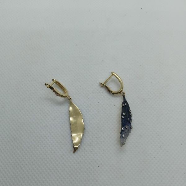 brincos em ouro de 14 k 2