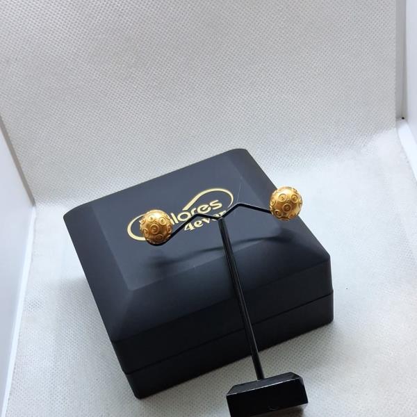 brincos em ouro de 19.2 k 2