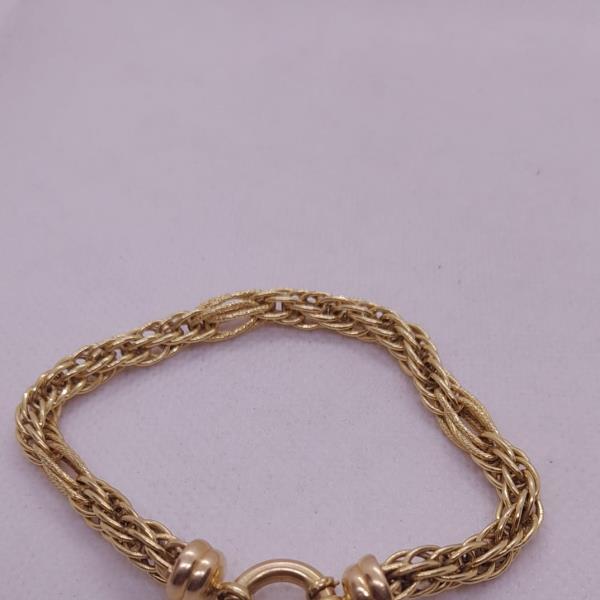 pulseira em ouro de 19.2 k 4