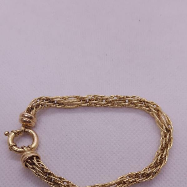 pulseira em ouro de 19.2 k 3