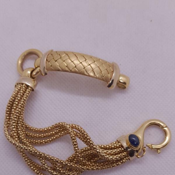 pulseira em ouro de 19.2 k 5