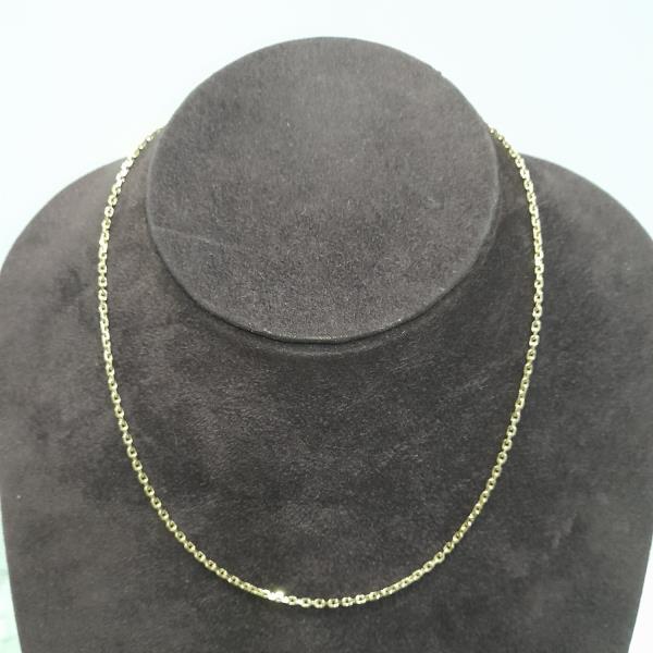 colar em ouro de 18 k 2