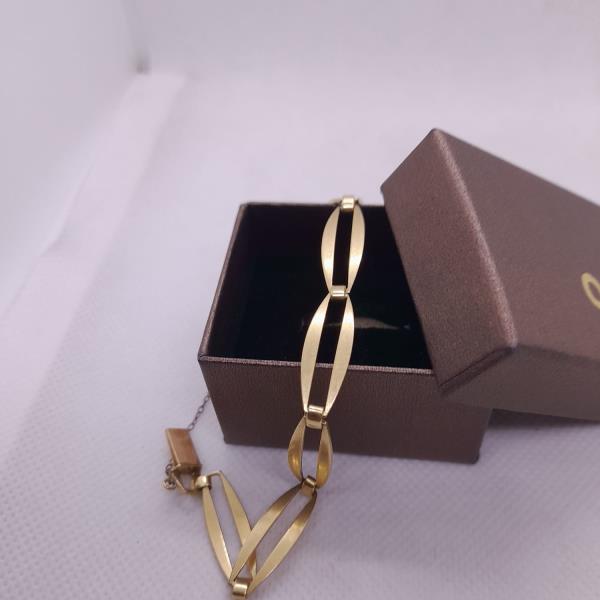 pulseira em ouro de 18 k 6