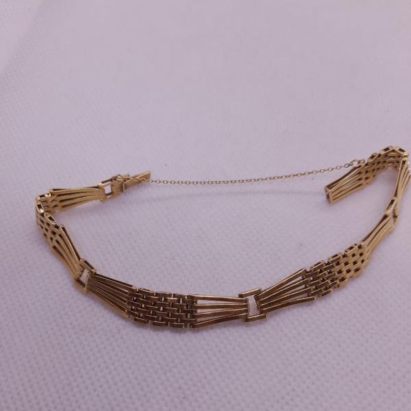 pulseira em ouro de 18 k 5