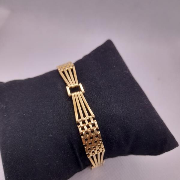 pulseira em ouro de 18 k 2