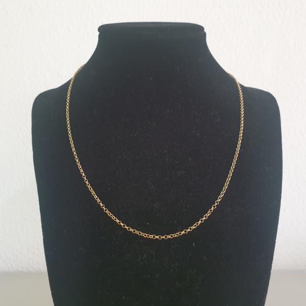 colar em ouro de 9 k 2