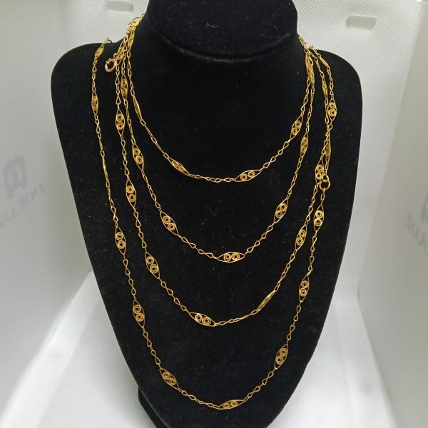 colar em ouro de 19.2 k 1